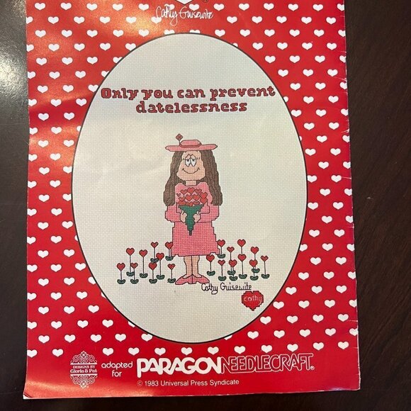 Vintage Cathy Designs For Counted Cross Stitch Pattern Book. Paragon Needlework - Picture 4 of 4